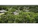 Aerial view featuring an abundance of mature trees, homes, and the surrounding neighborhood at 771 Murphy N Ave, St Petersburg, FL 33703