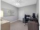 Bedroom with neutral walls, carpet, and ample closet space at 10213 Lockwood Pines Ln, Tampa, FL 33635