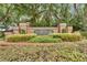South Ridge community entrance sign with lush landscaping, creating an inviting curb appeal at 1040 Summer Breeze Dr, Brandon, FL 33511