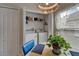 Conveniently located laundry closet off the breakfast nook, equipped with a washer and dryer for easy chores at 1040 Summer Breeze Dr, Brandon, FL 33511