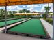 Organized games are easy to come by at the community bocce ball court, sheltered under a shade structure at 10446 Tupper Cay Dr, San Antonio, FL 33576