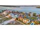 Beautiful waterfront homes with stunning bay views and lush landscaping at 1058 Eldorado Ave, Clearwater Beach, FL 33767
