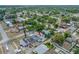 Explore this home from a bird's eye view, highlighting its serene neighborhood setting and inviting features at 1120 45Th N St, St Petersburg, FL 33713