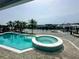 A pool, spa and dock combine to provide a luxurious waterfront experience at 1311 Sea Gull S Dr, St Petersburg, FL 33707
