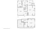 Detailed first and second floor floor plan with labeled rooms and dimensions at 2014 E Broad St, Tampa, FL 33610