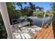 Floating dock showing a waterfront view of the channel, perfect for boating and enjoying the serene water surroundings at 2613 N Dundee St, Tampa, FL 33629