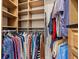 Custom closet with shelves, drawers, and hanging racks for maximum organization at 2613 N Dundee St, Tampa, FL 33629