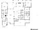 A detailed floor plan showcases the layout of a single-Gathering home with a spacious primary suite at 2613 N Dundee St, Tampa, FL 33629