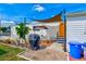 Comfortable backyard with a paved patio, barbecue and an outdoor seating area at 27466 Us Highway 19 N # 56, Clearwater, FL 33761