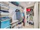 Organized walk-in closet with shelving and storage solutions, providing ample space at 27466 Us Highway 19 N # 56, Clearwater, FL 33761