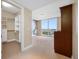 This spacious bedroom offers a large walk-in closet and expansive window offering stunning views at 331 Cleveland St # 1202, Clearwater, FL 33755
