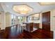 Common area bar with high stools, a view of the outside, and elegant finishes at 331 Cleveland St # 1202, Clearwater, FL 33755