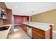 Modern kitchen boasts stainless appliances, white countertops, and ample storage at 331 Cleveland St # 1202, Clearwater, FL 33755