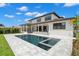 A modern two-story home with a pool and spa, perfect for outdoor living and entertaining in style at 4166 38Th S St, St Petersburg, FL 33711