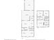 Detailed floor plan showcasing layout of rooms, including living, dining, bedrooms, and garage at 4639 Bexley Village Dr, Land O Lakes, FL 34638