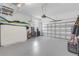 Well-organized garage space with ample storage and room for multiple vehicles at 4639 Bexley Village Dr, Land O Lakes, FL 34638