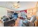 Inviting living room with hardwood floors and a comfortable seating arrangement at 5524 Betmar Dr, Zephyrhills, FL 33542