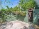 A private backyard featuring a gated entrance at 125 29Th N St, St Petersburg, FL 33713