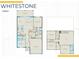 Whitestone floor plan showcasing the layout of the home, including the owner's suite and gathering room at 17146 Moonflower Dr, Venice, FL 34293