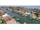 Waterfront property featuring a private dock and boat lift, with access to the open bay at 1939 Hawaii Ne Ave, St Petersburg, FL 33703