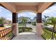 Beautifully landscaped home with a circular driveway, as seen from the balcony at 1939 Hawaii Ne Ave, St Petersburg, FL 33703
