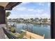Waterfront view of the tranquil canal with docks and boat lifts at 1939 Hawaii Ne Ave, St Petersburg, FL 33703