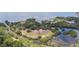 Scenic aerial view of waterfront property, showcasing natural beauty and serene surroundings at 2611 Eagle Crest Ct, Holiday, FL 34691