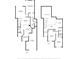 Detailed floor plan showing layout of the home, including bedrooms, bathrooms, kitchen, and living areas at 3073 Overlook Pl, Clearwater, FL 33760