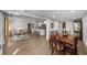 Open floor plan showcases the kitchen, dining, and living areas for easy living at 3711 W Dale Ave, Tampa, FL 33609
