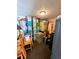 A storage room filled with plastic bins and boxes at 425 E Orange St, Tarpon Springs, FL 34689