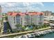 Stunning condo community with boat slips, lush landscaping, and a central pool area at 700 S Harbour Island Blvd # 740, Tampa, FL 33602