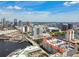 Expansive aerial view of waterfront condos offering city access and boat docks for luxury living at 700 S Harbour Island Blvd # 740, Tampa, FL 33602