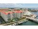 Scenic waterfront condo community with a pool, boat docks, and picturesque surroundings at 700 S Harbour Island Blvd # 740, Tampa, FL 33602