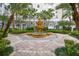 Beautiful fountain is the focal point of this courtyard, enhanced by lush tropical plants and tiled walkways at 700 S Harbour Island Blvd # 740, Tampa, FL 33602