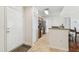 Kitchen features stainless steel appliances, granite countertops, and breakfast bar seating at 700 S Harbour Island Blvd # 740, Tampa, FL 33602
