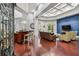Lobby with high ceilings, a bar, comfortable seating, and access to natural light at 700 S Harbour Island Blvd # 740, Tampa, FL 33602