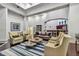 Lobby area featuring ample seating options and access to common kitchen and hallway at 700 S Harbour Island Blvd # 740, Tampa, FL 33602