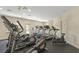 Well-equipped gym featuring treadmills, elliptical machines, and an exercise bike on rubber flooring at 716 Seagate Dr # 716, Tampa, FL 33602