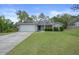 Charming single-story home with a well-manicured lawn and attached garage at 8408 Nuzum Rd, Brooksville, FL 34613