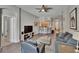 Spacious living spaces offer luxury vinyl plank flooring, natural light and seamless transitions at 1406 Bloomingdale Trails Blvd, Brandon, FL 33511