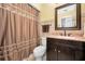 Bathroom with shower and tub, vanity with granite countertops, and decor at 1647 Hamilton Ct, Dunedin, FL 34698