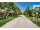 Quiet bike path surrounded by lush greenery and trees, offering a serene and traffic-free route for cyclists at 1647 Hamilton Ct, Dunedin, FL 34698