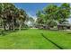 Lush community park with expansive green lawn, shaded picnic areas, and mature trees creating a peaceful retreat at 1647 Hamilton Ct, Dunedin, FL 34698