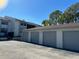 A detached, multi-stall garage provides tenants off street parking at 2024 Blue Hawk Ct # 1822, Clearwater, FL 33762