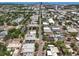 Aerial shot showcases the building's central location amidst a thriving city, offering easy access to amenities at 2253 Central Ave # 206, St Petersburg, FL 33713