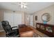 The office has lots of storage space, modern flooring, and neutral walls at 3906 W De Leon St, Tampa, FL 33609