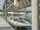 This property has a private covered boat dock with a boat lift, perfect for water enthusiasts at 3924 N Ridge Ave, Tampa, FL 33603