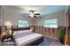 Virtually staged bedroom with neutral walls and stylish decor at 4511 Huntington Ne St, St Petersburg, FL 33703