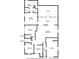 Detailed floor plan showcasing the layout of the home, including bedrooms, bathrooms, living spaces, and garage at 4511 Huntington Ne St, St Petersburg, FL 33703