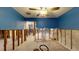 Unfinished living room revealing the frame, featuring a ceiling fan at 4511 Huntington Ne St, St Petersburg, FL 33703